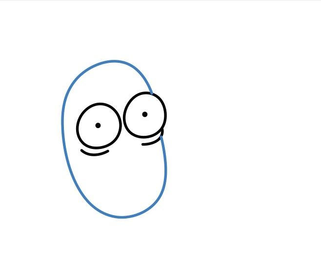 Hướng dẫn vẽ đầu của Rick và Morty. - Bước 3