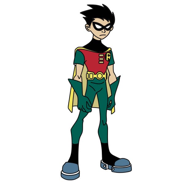 Cách vẽ Robin