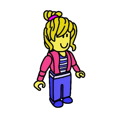 Hướng dẫn vẽ cô gái Roblox.
