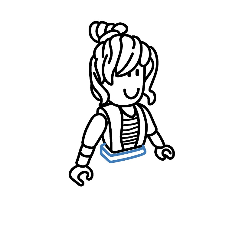 Hướng dẫn vẽ cô gái Roblox. - Bước 6