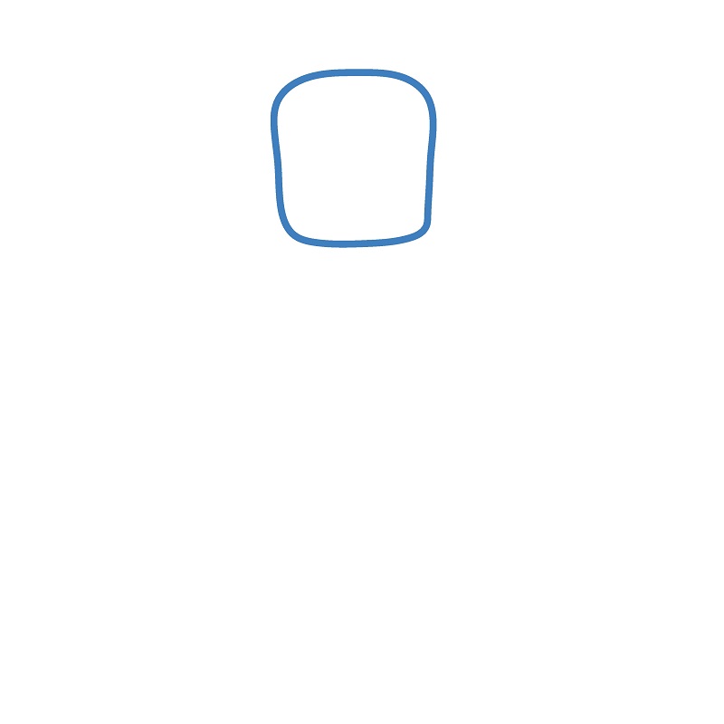 Hướng dẫn vẽ một nhân vật Roblox đơn giản. - Bước 1