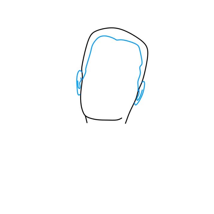 Hướng dẫn cách vẽ Skibidi Toilet đơn giản và đẹp cho bé - Bước 2