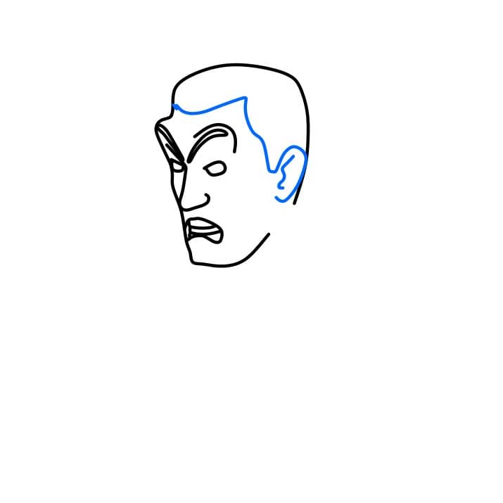 Hướng dẫn cách vẽ Skibidi Toilet đơn giản - Bước 3