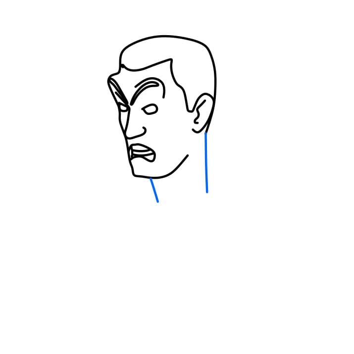 Hướng dẫn cách vẽ Skibidi Toilet đơn giản - Bước 4