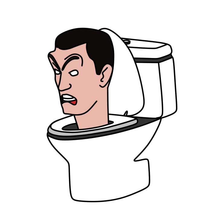 Hướng dẫn cách vẽ Skibidi Toilet đơn giản