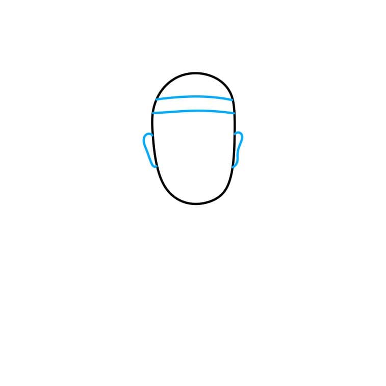 Hướng dẫn vẽ Skibidi Toilet đẹp và đơn giản - Bước 2