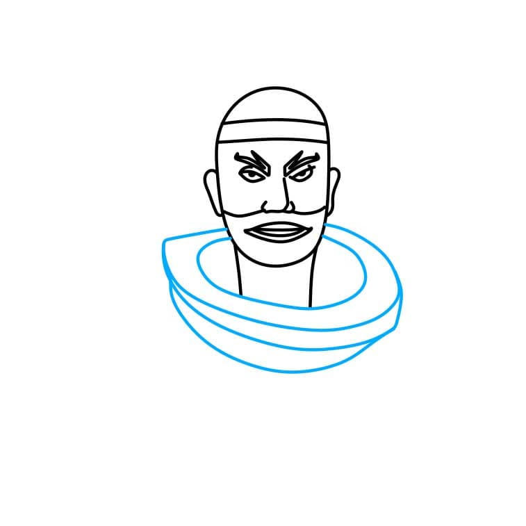 Hướng dẫn vẽ Skibidi Toilet đẹp và đơn giản - Bước 5