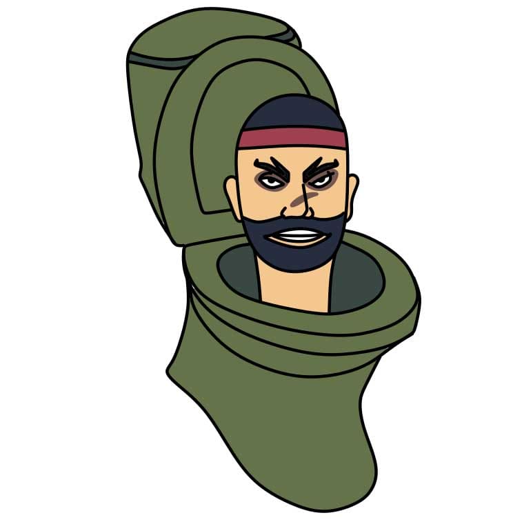 Hướng dẫn vẽ Skibidi Toilet đẹp và đơn giản