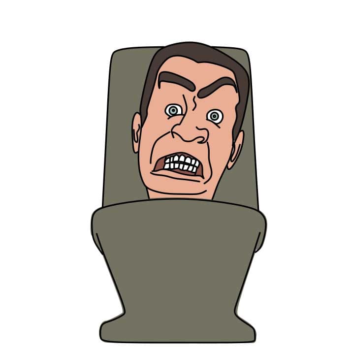 Cách vẽ Skibidi Toilet