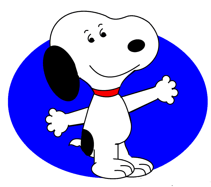Hướng dẫn cách vẽ Snoopy đơn giản cho bé - Bước 14