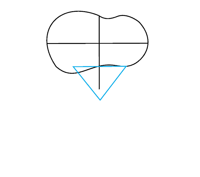 Hướng dẫn cách vẽ Snoopy đơn giản cho bé - Bước 3