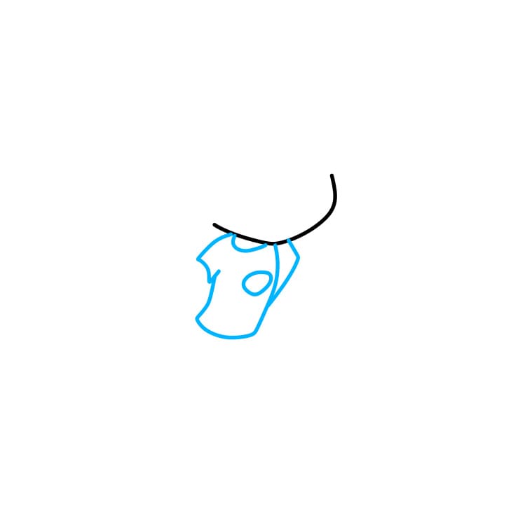 Hướng dẫn cách vẽ nhân vật Splatoon đẹp và đơn giản cho bé - Bước 2