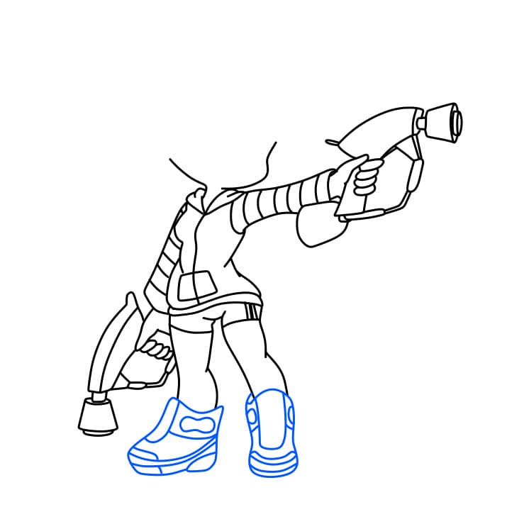 Hướng dẫn vẽ dễ dàng : Splatoon - Bước 4