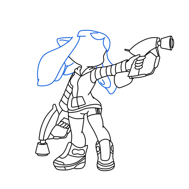 Hướng dẫn vẽ dễ dàng : Splatoon - Bước 5