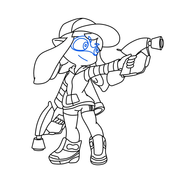 Hướng dẫn vẽ dễ dàng : Splatoon - Bước 7