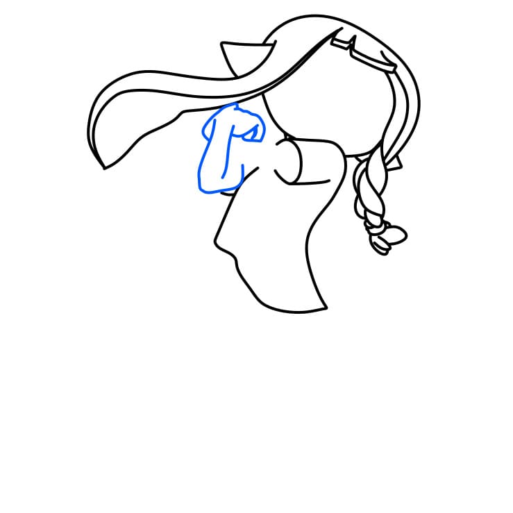 Hướng dẫn cách vẽ Splatoon chi tiết từng bước cho bé - Bước 4