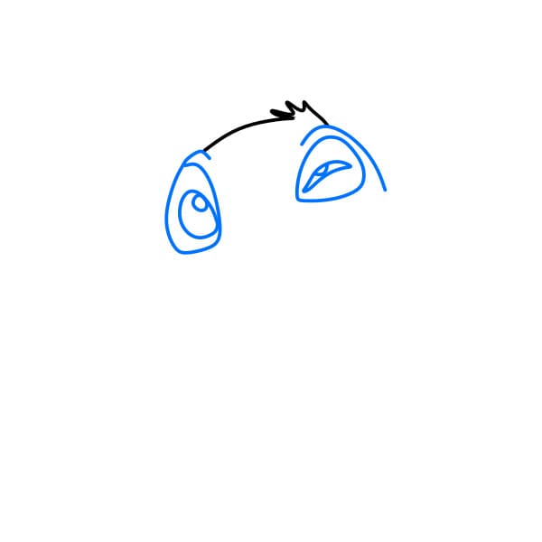 Hướng dẫn vẽ chú stitch vui vẻ - Bước 2