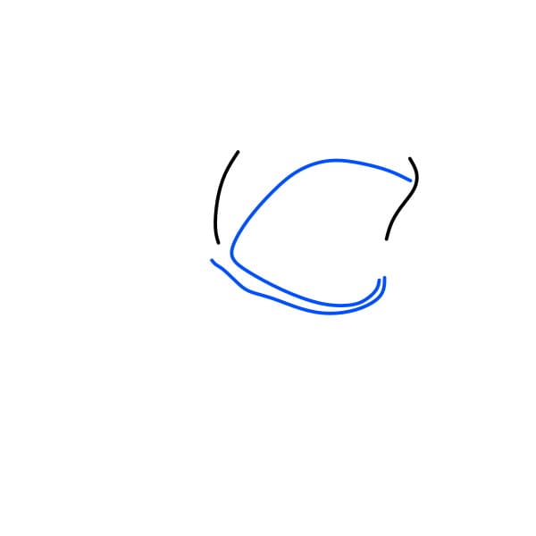 Hướng dẫn vẽ stitch ăn kem - Bước 2