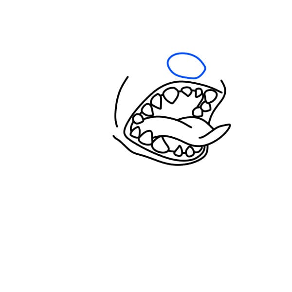 Hướng dẫn vẽ stitch ăn kem - Bước 4