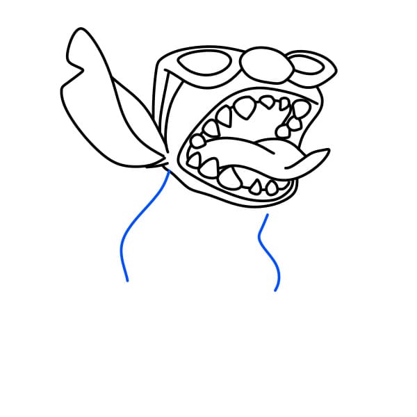 Hướng dẫn vẽ stitch ăn kem - Bước 7