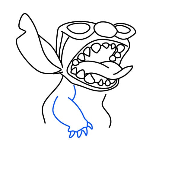 Hướng dẫn vẽ stitch ăn kem - Bước 8