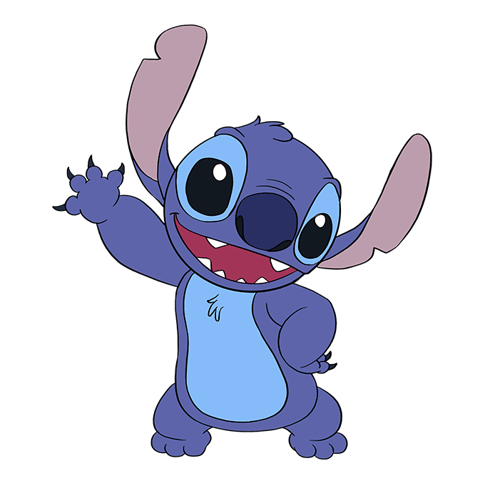 Cách vẽ Stitch