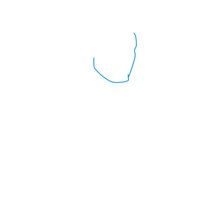 Hướng dẫn vẽ Superman mạnh mẽ - Bước 1