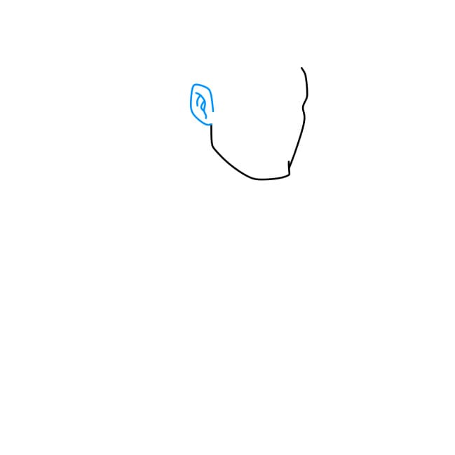 Hướng dẫn vẽ Superman mạnh mẽ - Bước 2