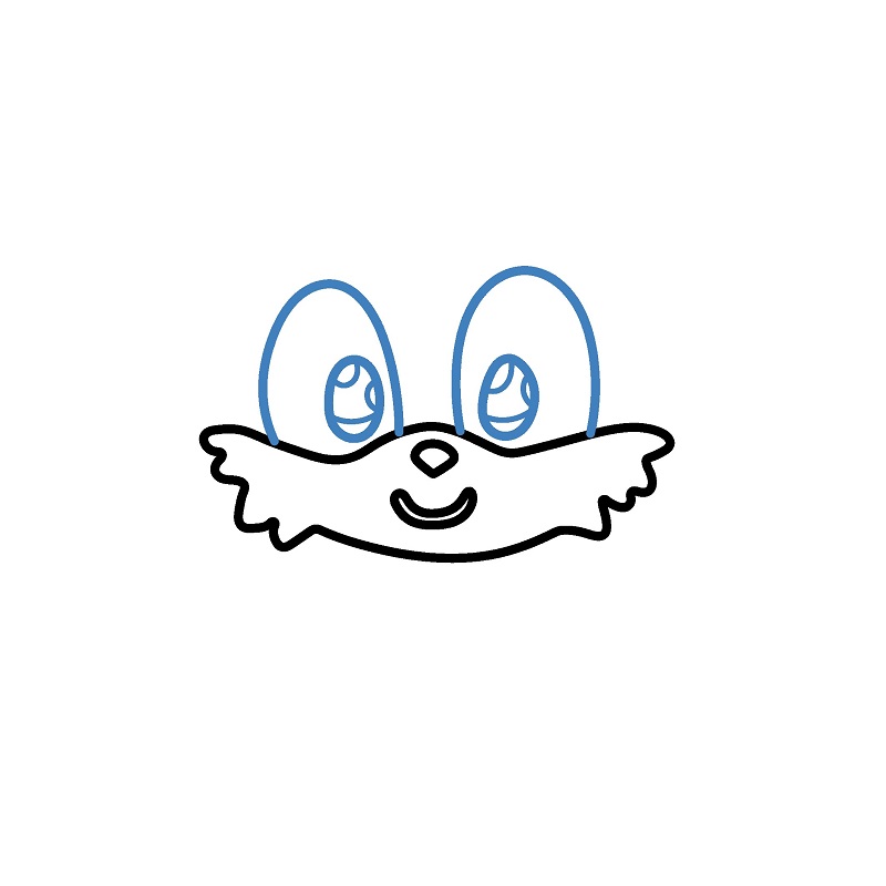 Hướng dẫn vẽ Tails chibi. - Bước 3