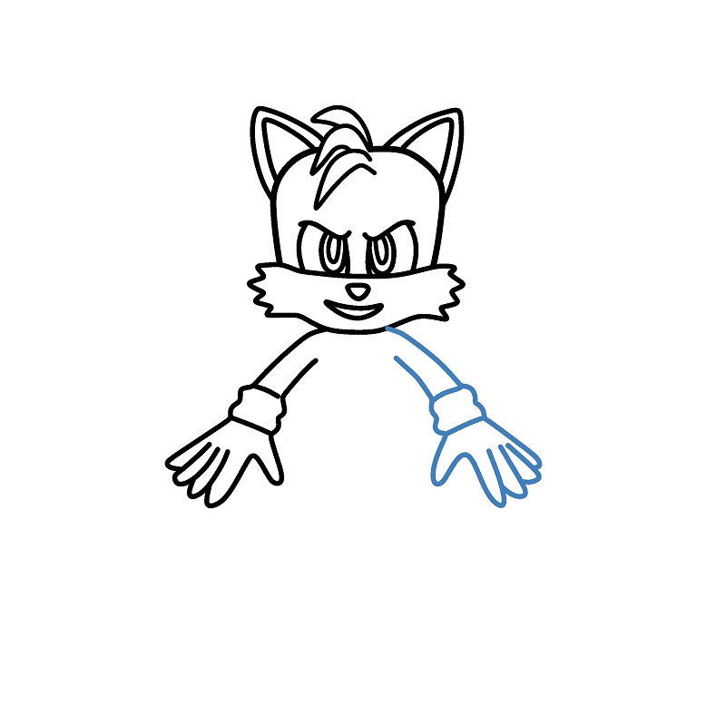 Hướng dẫn vẽ Tails cực ngầu. - Bước 6