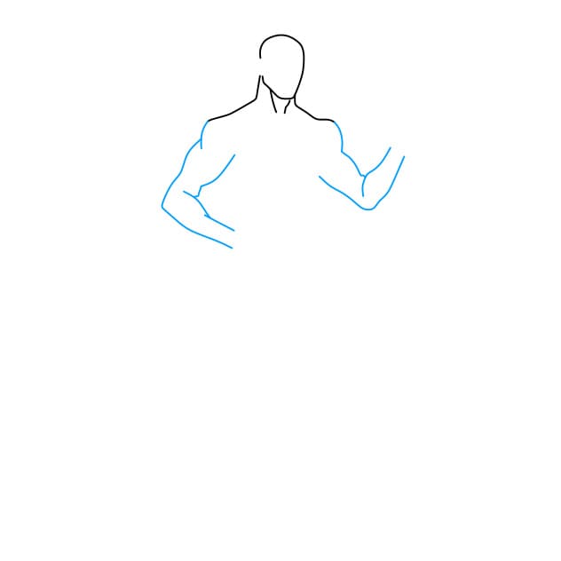 Hướng dẫn vẽ The Flash (một siêu anh hùng trong DC Comics) cho bé - Bước 3