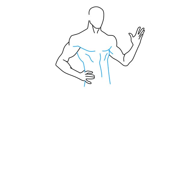 Hướng dẫn vẽ The Flash (một siêu anh hùng trong DC Comics) cho bé - Bước 4