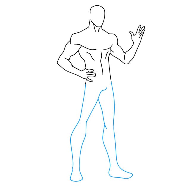 Hướng dẫn vẽ The Flash (một siêu anh hùng trong DC Comics) cho bé - Bước 5