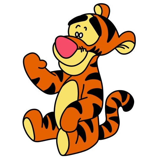 Hướng dẫn vẽ Tigger đang ngồi. - Bước 13