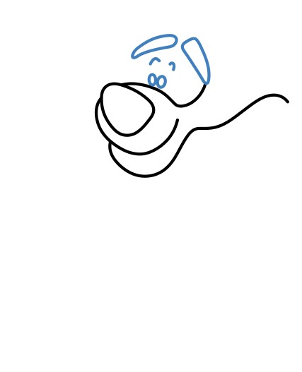 Hướng dẫn vẽ Tigger đang ngồi. - Bước 3