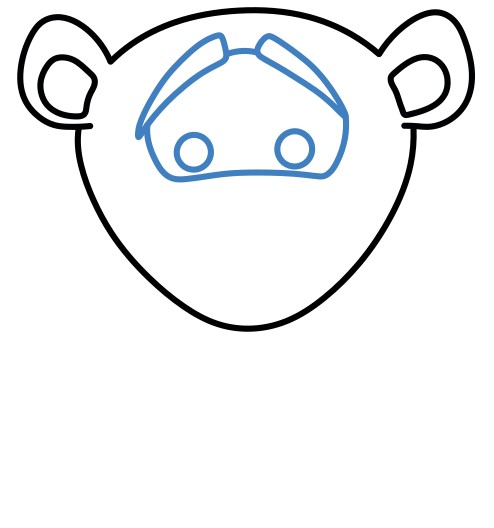 Hướng dẫn vẽ Tigger phong cách vẽ chibi. - Bước 3