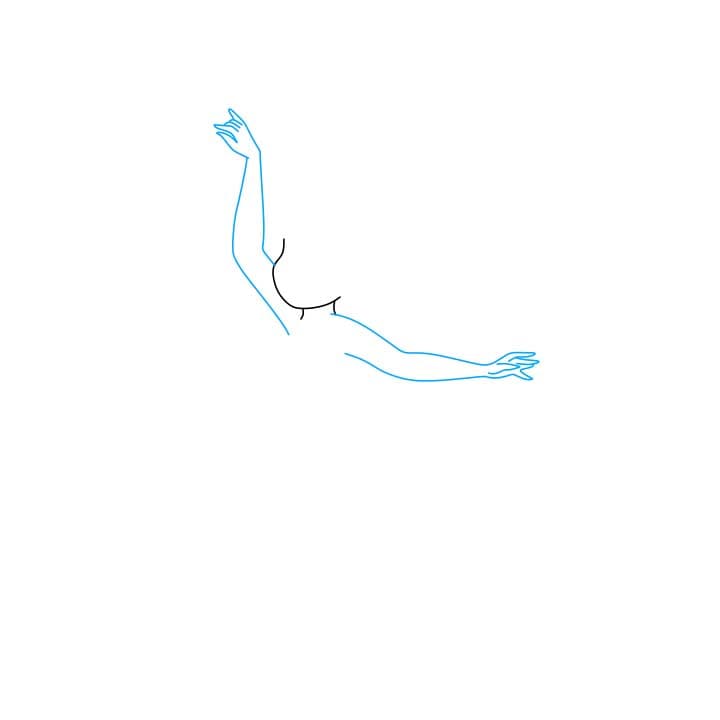 Hướng dẫn vẽ Tinkerbell đơn giản và đẹp - Bước 2