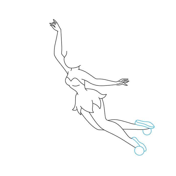 Hướng dẫn vẽ Tinkerbell đơn giản và đẹp - Bước 5