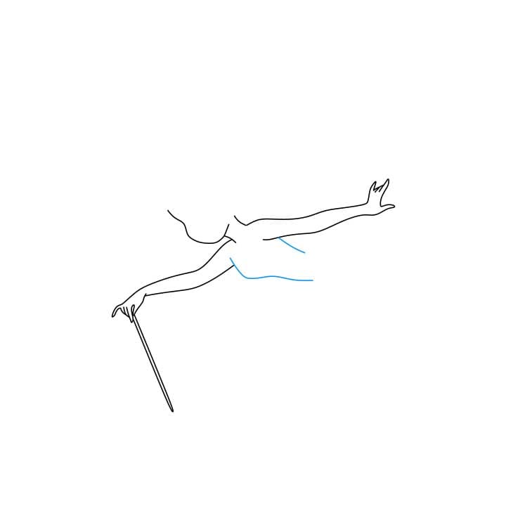 Hướng dẫn vẽ Tinkerbell đơn giản và đẹp cho bé - Bước 3