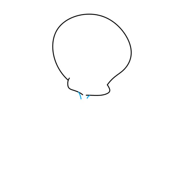 Hướng dẫn vẽ Tweety đơn giản và đẹp cho bé - Bước 2