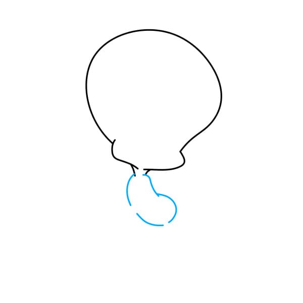 Hướng dẫn vẽ Tweety đơn giản và đẹp cho bé - Bước 3