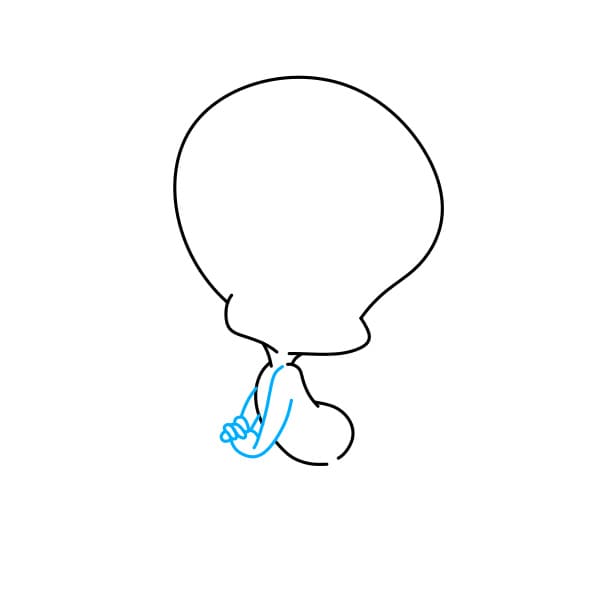 Hướng dẫn vẽ Tweety đơn giản và đẹp cho bé - Bước 4