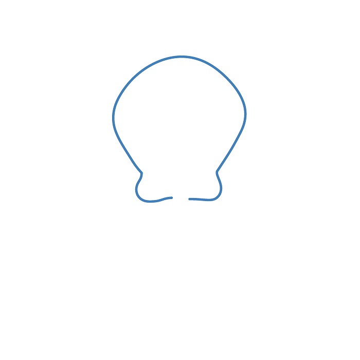 Hướng dẫn vẽ Tweety giận dữ. - Bước 1