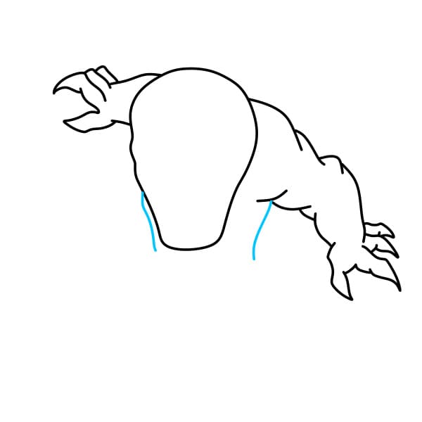 Hướng dẫn vẽ Venom siêu ngầu - Bước 3