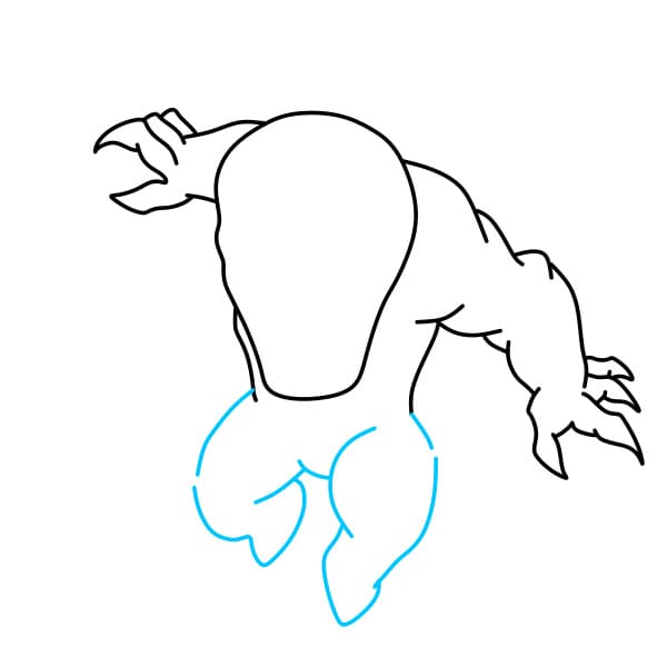 Hướng dẫn vẽ Venom siêu ngầu - Bước 4