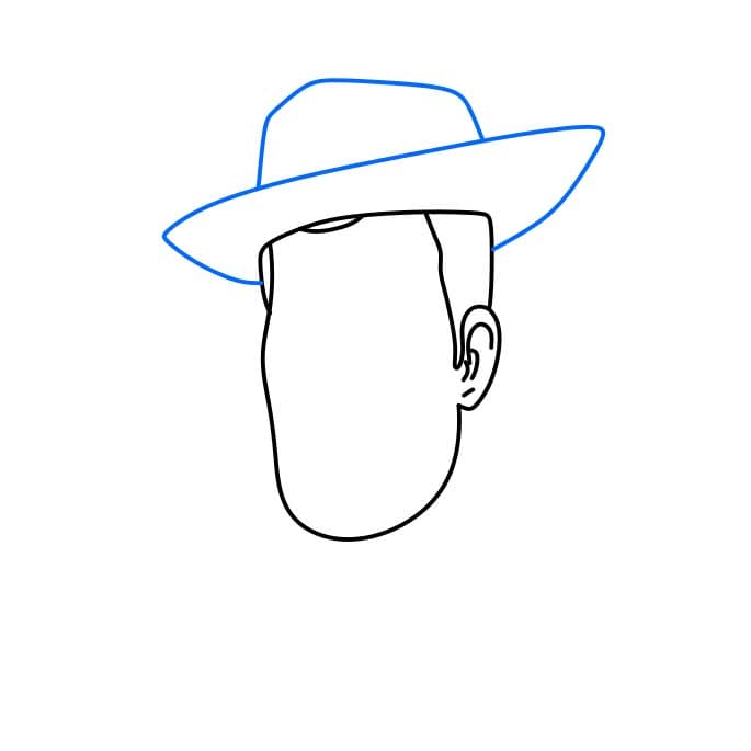 Hướng dẫn cách vẽ Woody chi tiết từng bước - Bước 3