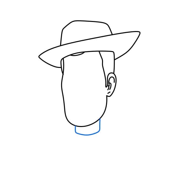 Hướng dẫn cách vẽ Woody chi tiết từng bước - Bước 4