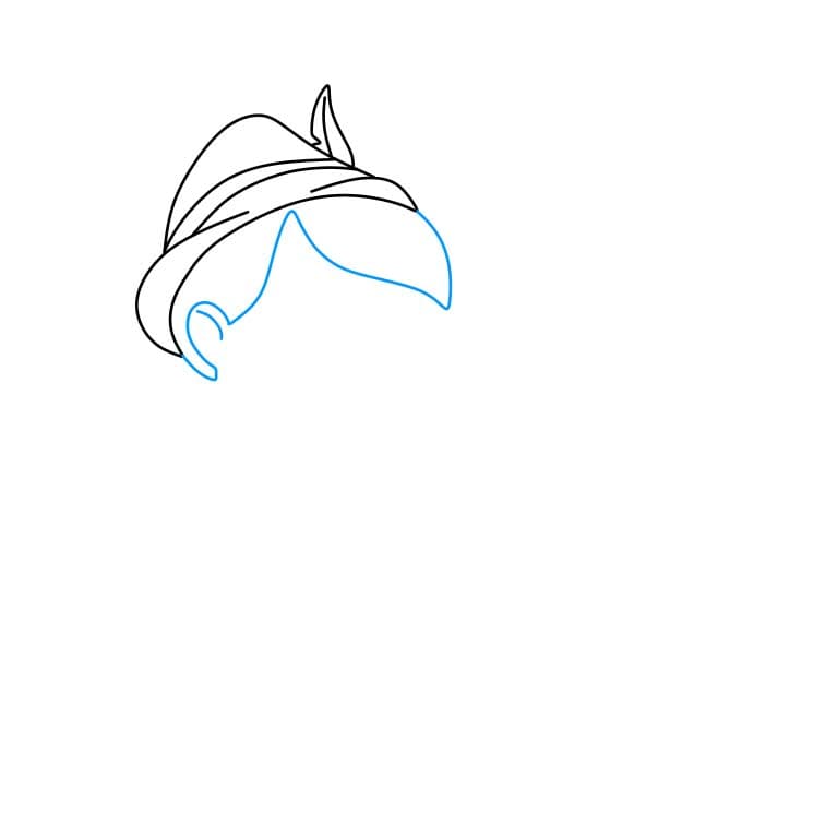 Hướng dẫn cách vẽ cậu bé người gỗ ( Pinocchio) đơn giản và đáng yêu cho bé - Bước 2