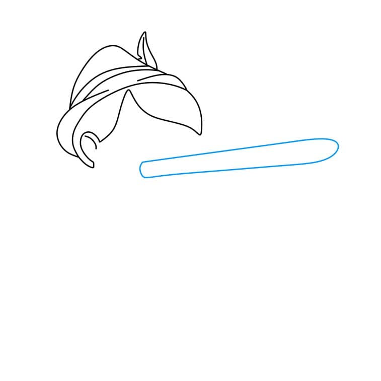 Hướng dẫn cách vẽ cậu bé người gỗ ( Pinocchio) đơn giản và đáng yêu cho bé - Bước 3