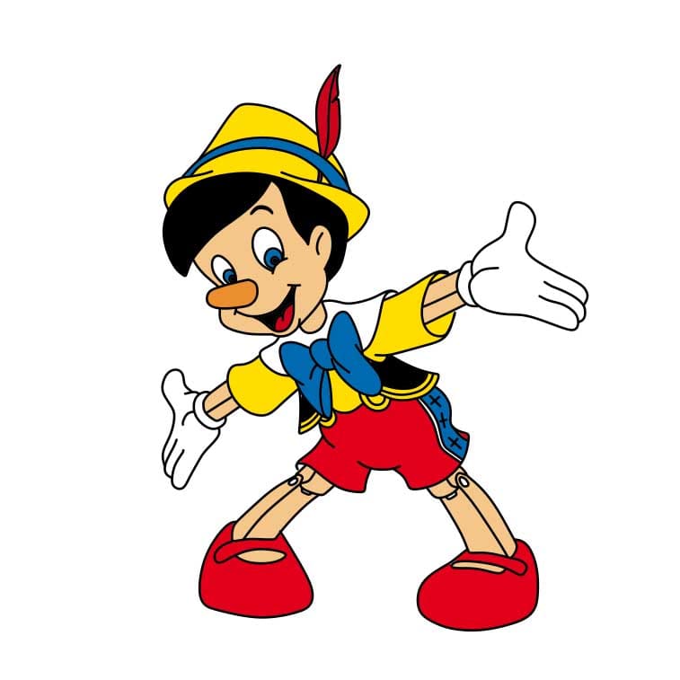Hướng dẫn cách vẽ cậu bé người gỗ ( Pinocchio) chi tiết từng bước